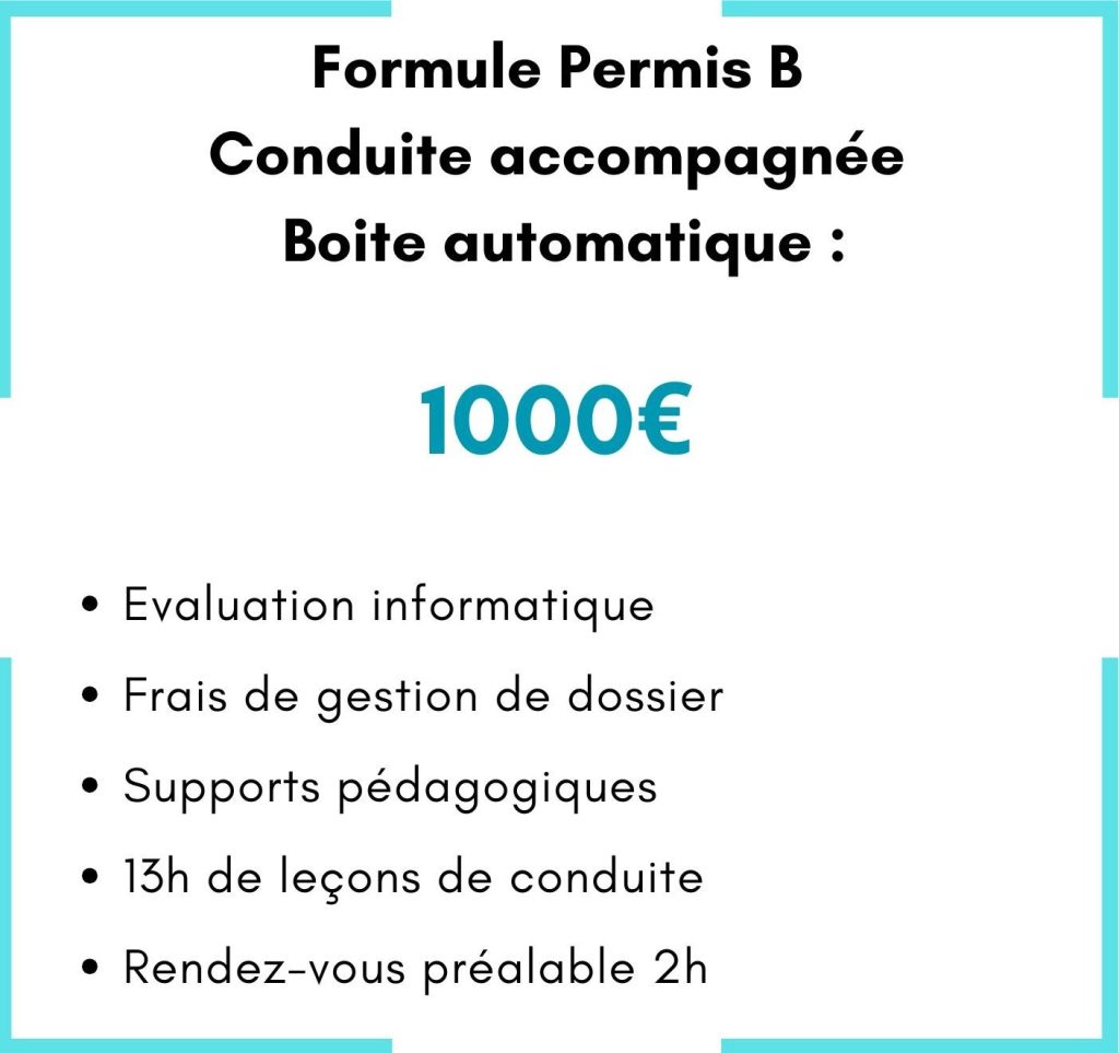 Tarif AAC en boite auto