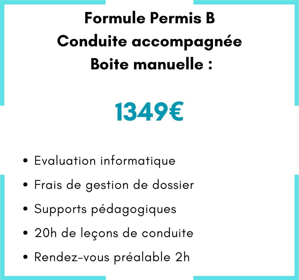 Tarif AAC en boite manuelle